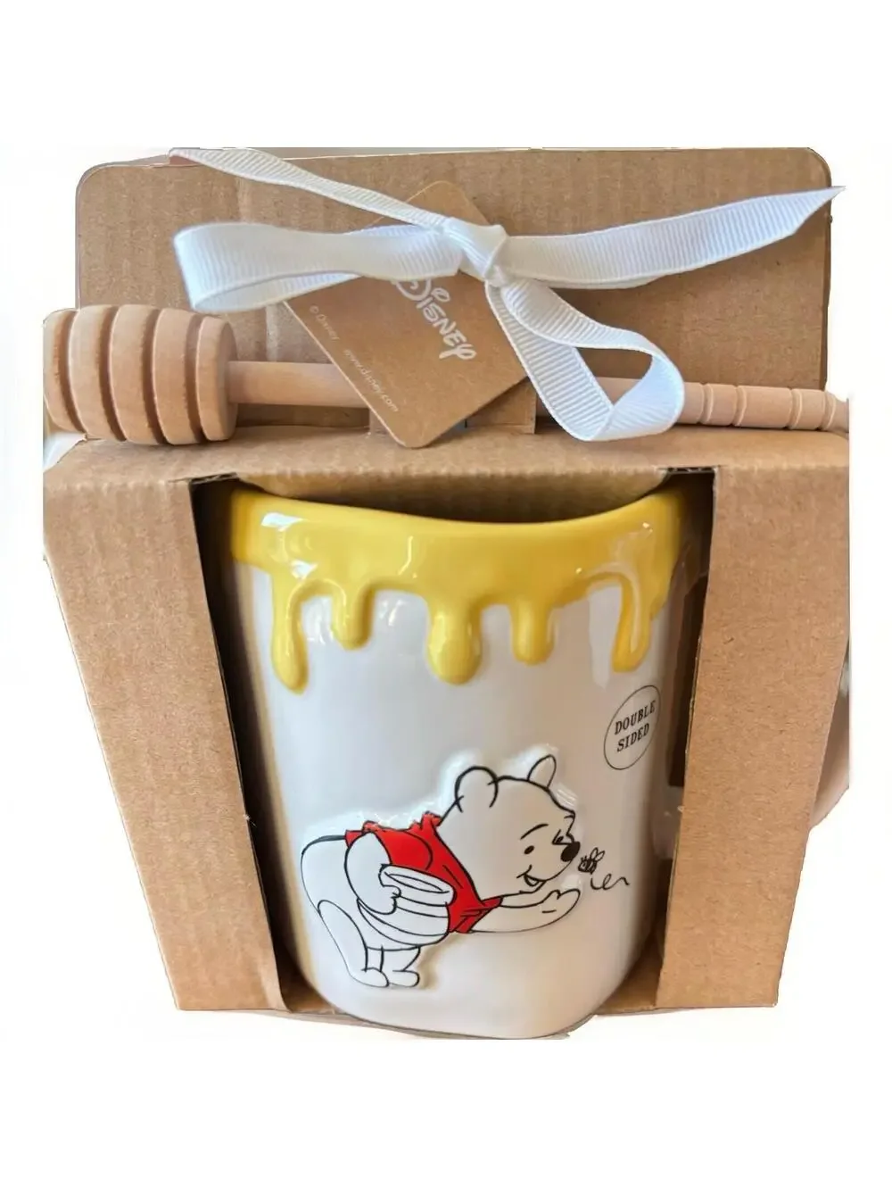 Rea Dun Winnie the Pooh Coffee Mug with Honey Stir Stick - Bears Love Hunny Cup.